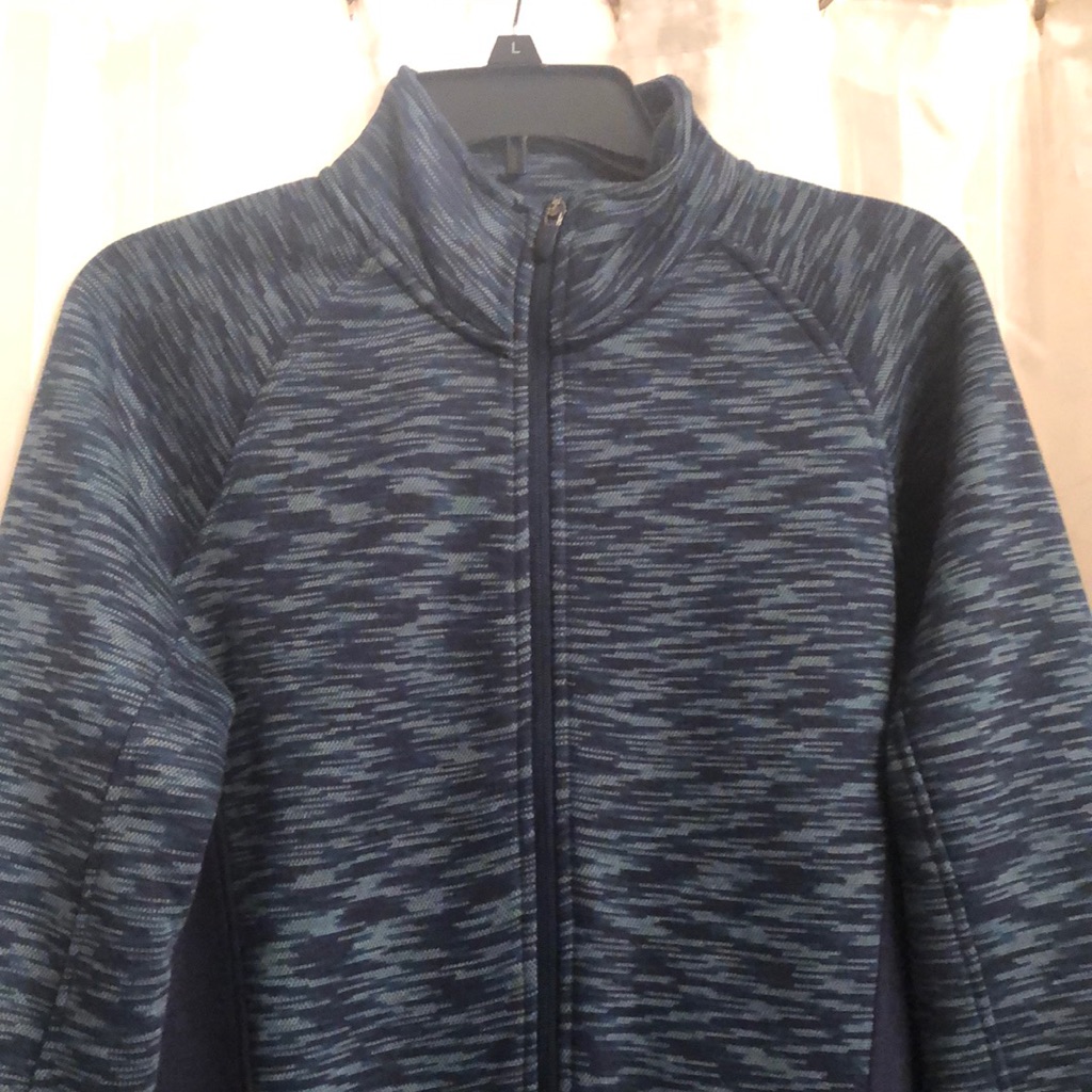 Tek Gear Navy And Gray Work Out Gear Jacket Tek Gear Navy And Gray Work Out Gear Jacket